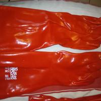 12 paia Guanti prot. rossi, taglia 10 (40 cm)