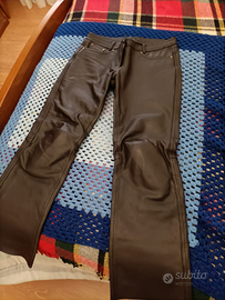 Pantaloni moto PELLE TRIUMPH donna