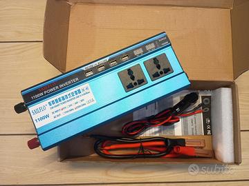 INVERTER 12V 230V 1100W NUOVO