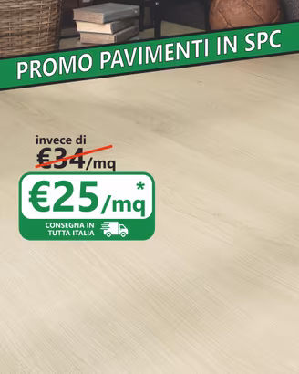 Pavimento SPC MAXI effetto legno parquet Rovere 3D