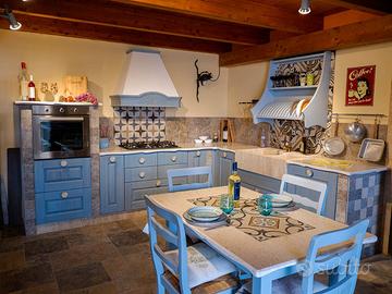 CUCINA COMPLETA CLASSICA "NORA" top in pietra