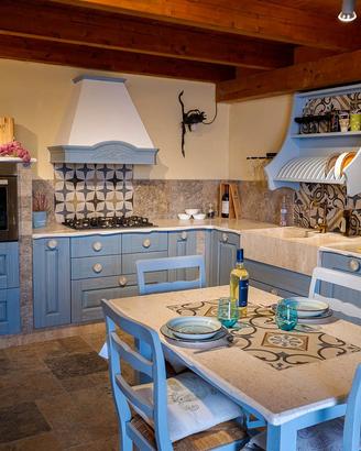 CUCINA COMPLETA CLASSICA "NORA" top in pietra