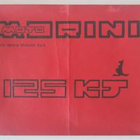 MOTO MORINI 125KJ-Libretto uso e manutenzione