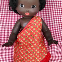 Bambola Nera Vintage Doll - Black Baby Doll