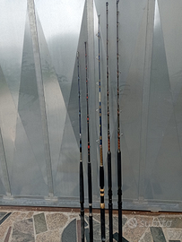 Canna da pesca traina d'altura