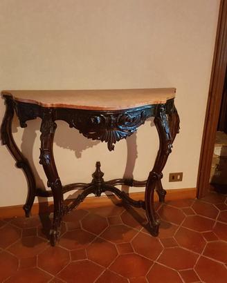 Grande tavolo-mensola stile Umbertino