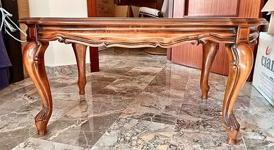 Tavolino basso da salotto stile classico 