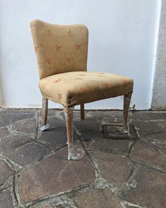 poltroncine vintage con copri-poltrona 