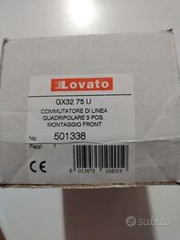 Commutatore Lovato GX35 75 U - 32A Quadripolare