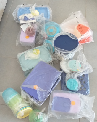 Contenitori barattoli tupperware nuovi mai usati
