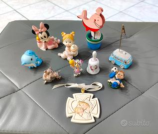 Lotto piccole statuine e soprammobili vari