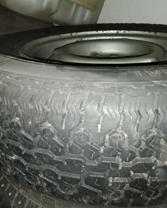  Fiat  124 cerchi con pneumatici 