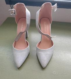 scarpe donna argento 