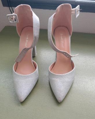 scarpe donna argento 