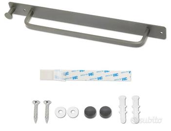 Porta Asciugamani Inox bagno adesivo
