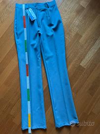 Pantaloni donna grigio chiaro poliestere