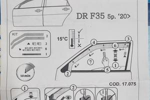 Deflettori antivento DR F35