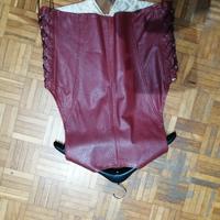 Giacca e gilet in pelle