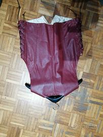 Giacca e gilet in pelle