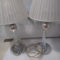 LAMPADE DA TAVOLO IN VETRO VINTAGE 