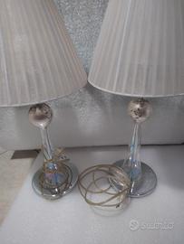 LAMPADE DA TAVOLO IN VETRO VINTAGE 