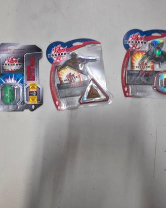 Lotto 5 Bakugan con 2 Trappole Sigillati