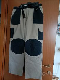 Pantaloni da lavoro bicolore per uomo