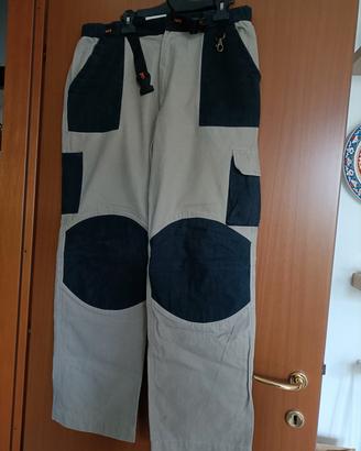 Pantaloni da lavoro bicolore per uomo