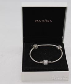 Bracciale Pandora charme tre chiusure