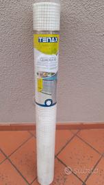 Rete plastificata Tenax Quadra 10 -1×5m bianca