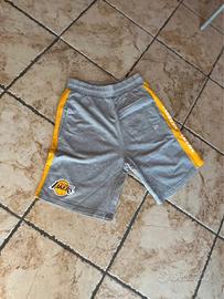 Pantaloncino New Era Los Angeles Lakers NBA grigi