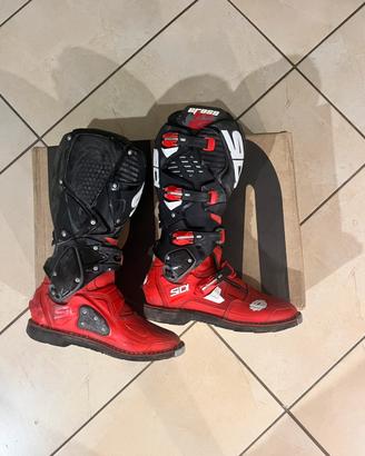 Stivali Sidi Crossfire 3 Rosso-Nero numero 43
