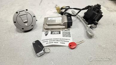 KIT CENTRALINA CHIAVI BLOCCHETTI TAPPI DUCATI MULT