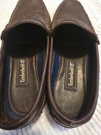 timberland mocassini pelle