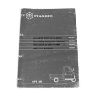 Catalogo ricambi Ape 50 TL6T scansione in PDF