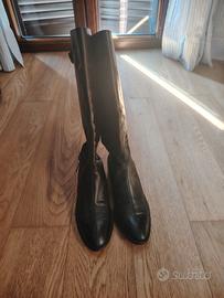 stivali neri Sergio Rossi