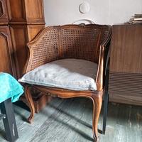 poltroncine in vimini