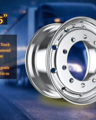 Cerchi in Lega Camion - 22,5 foro 26