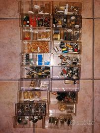 Lotto componenti elettronici vintage 