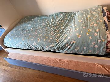 Letto con secondo letto estraibile