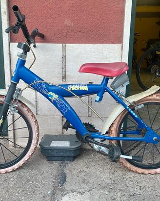 Bicicletta spiderman da bimbo