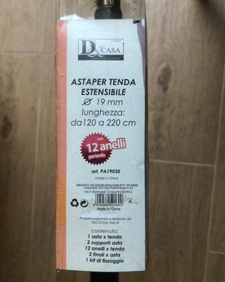 Asta per tenda estensibile