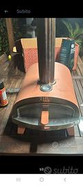 Forno Pizza a pellet - Pietra girevole