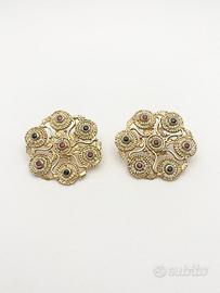 ORECCHINI oro18kt Rubini