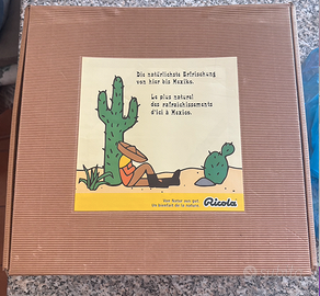 Set Vintage Ricola - Brocca e 4 Bicchieri Cactus
