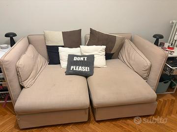 Divano letto due moduli