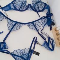 Completo intimo Blubella Blu Pizzo S/M