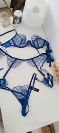 Completo intimo Blubella Blu Pizzo S/M