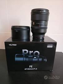 Viltrox 85mm f/1.4 Pro per Sony 