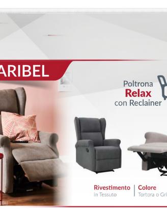 POLTRONA RELAX MANUALE GRIGIO 